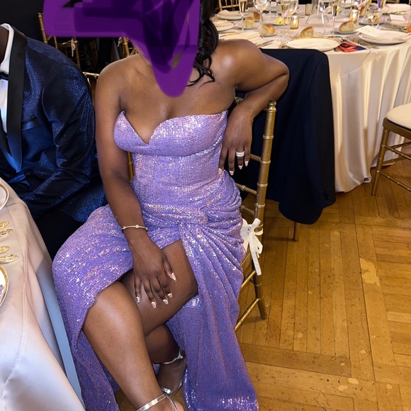 LIASTUBLLA designer sequins gown/co-ord set for wedding/prom/blacktie - Picture 7 of 14